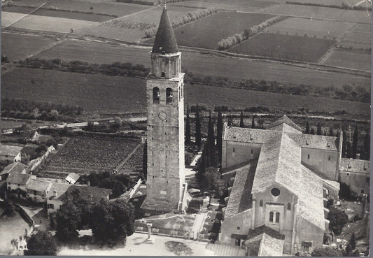 AQUILEIA - LA BASILICA - VEDUTA AEREA - V 1956 - FG
