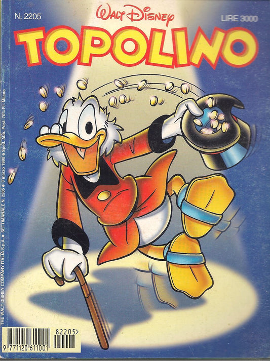 TOPOLINO N. 2205 - 3 MARZO 1998