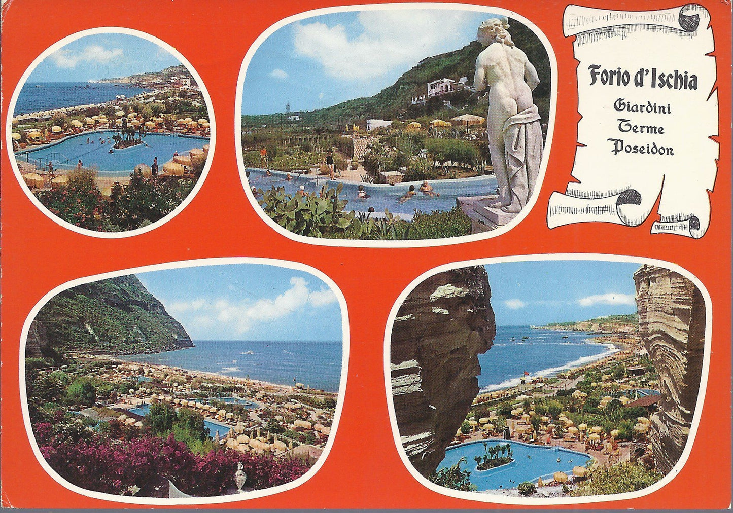 FORIO D'ISCHIA - GIARDINI TERME POSEIDON - 4 VEDUTE - V