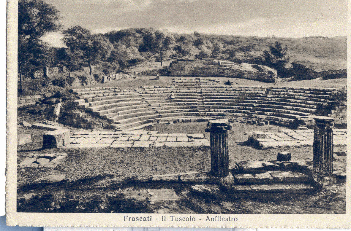 FRASCATI - IL TUSCOLO - ANFITEATRO V1942