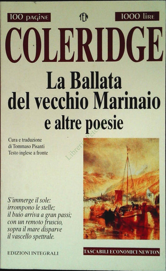 LA BALLATA DEL VECCHIO MARINAIO - COLERIDGE - NEWTON 1995 - OUTLET DEL LIBRO