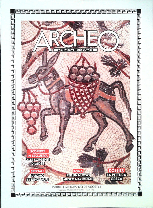 ARCHEO N. 34 - DICEMBRE 1987 - PRIVO DI DOSSIER