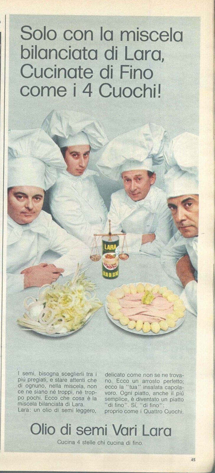 LARA, OLIO DI SEMI VARI - ALIMENTARE - ADVERSITING