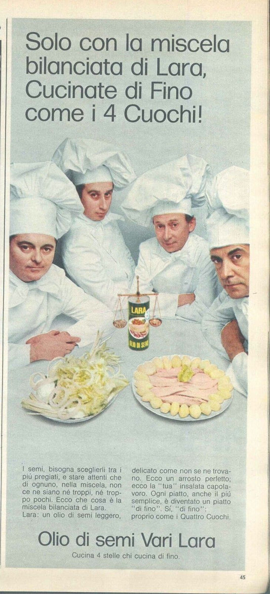 LARA, OLIO DI SEMI VARI - ALIMENTARE - ADVERSITING