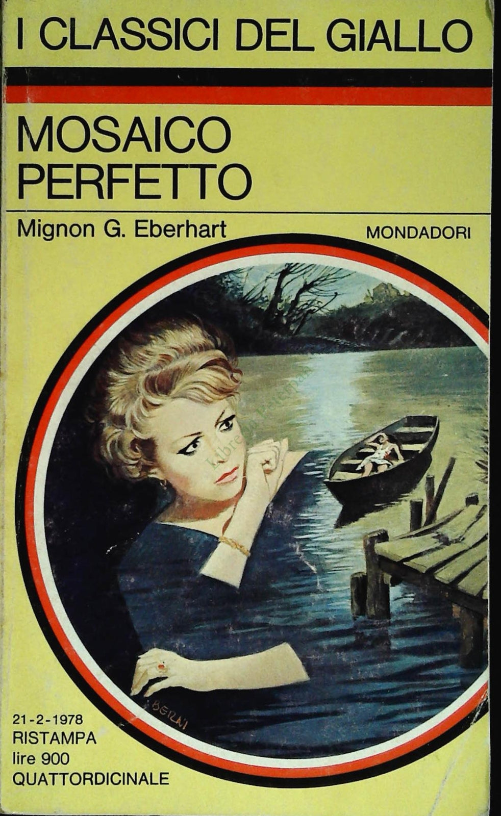 MOSAICO PERFETTO - MIGNON G. EBERHART - CLASSICI DEL GIALLO N. 289
