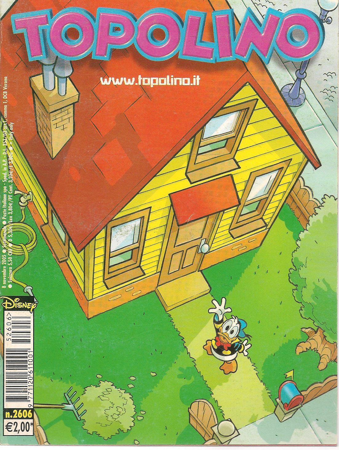 TOPOLINO N. 2606 - 8 NOVEMBRE 2005