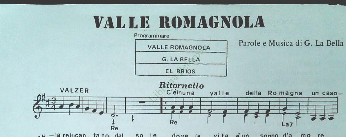 ROBERTO FABBRI TRE BRANI - SPARTITO-SHEET MUSIC