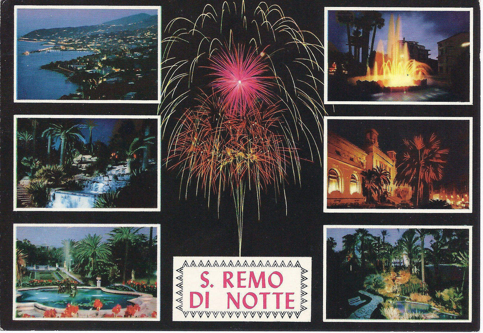 SANREMO - 6 VEDUTINE NOTTURNE - NV