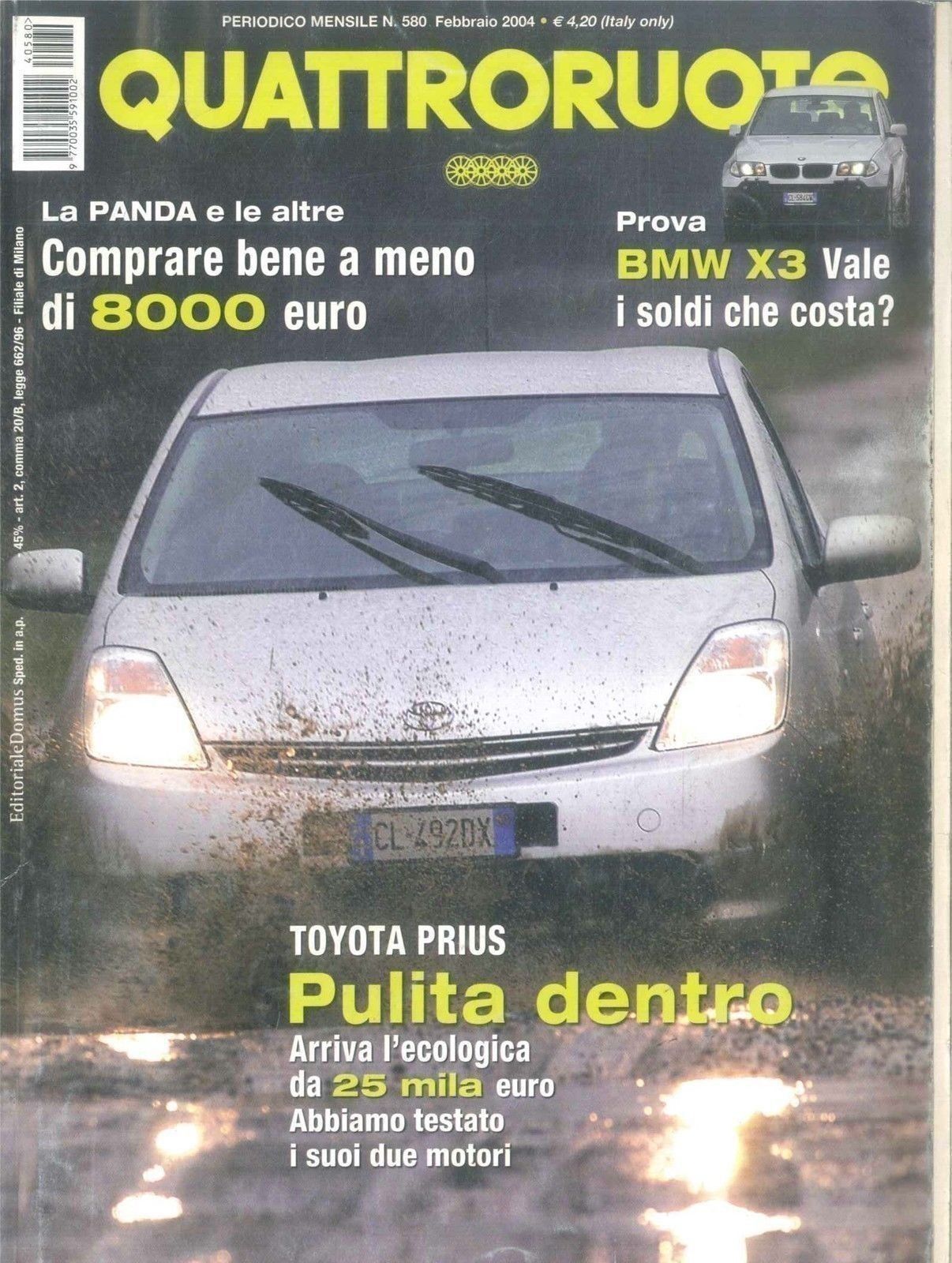 QUATTRORUOTE N 580 - FEBBRAIO 2004