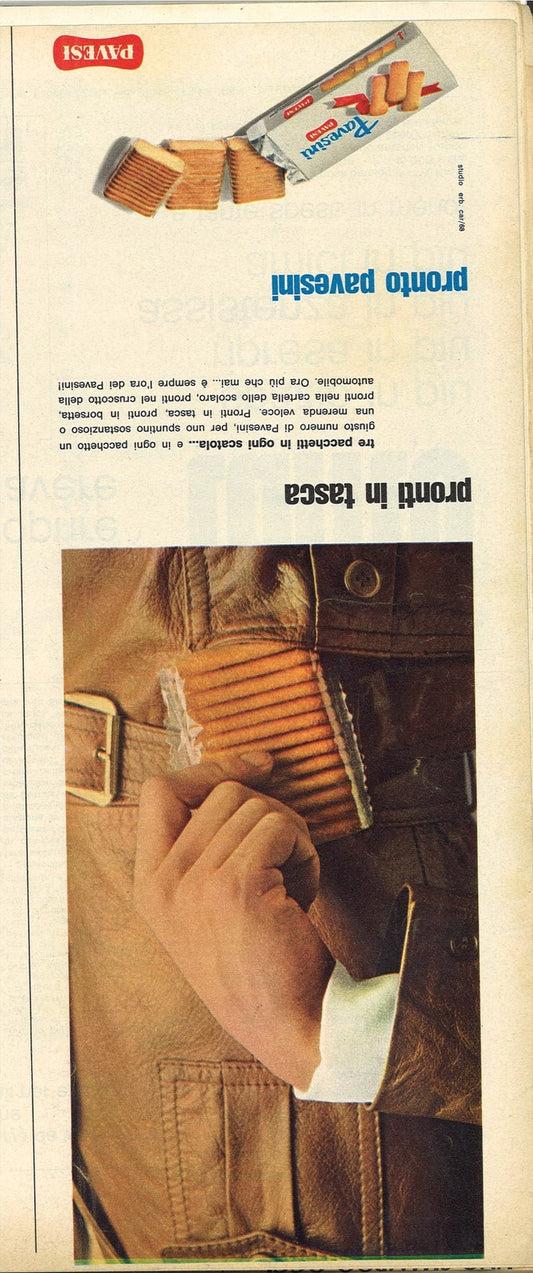 PAVESINI PRONTI IN TASCA - ADVERTISING