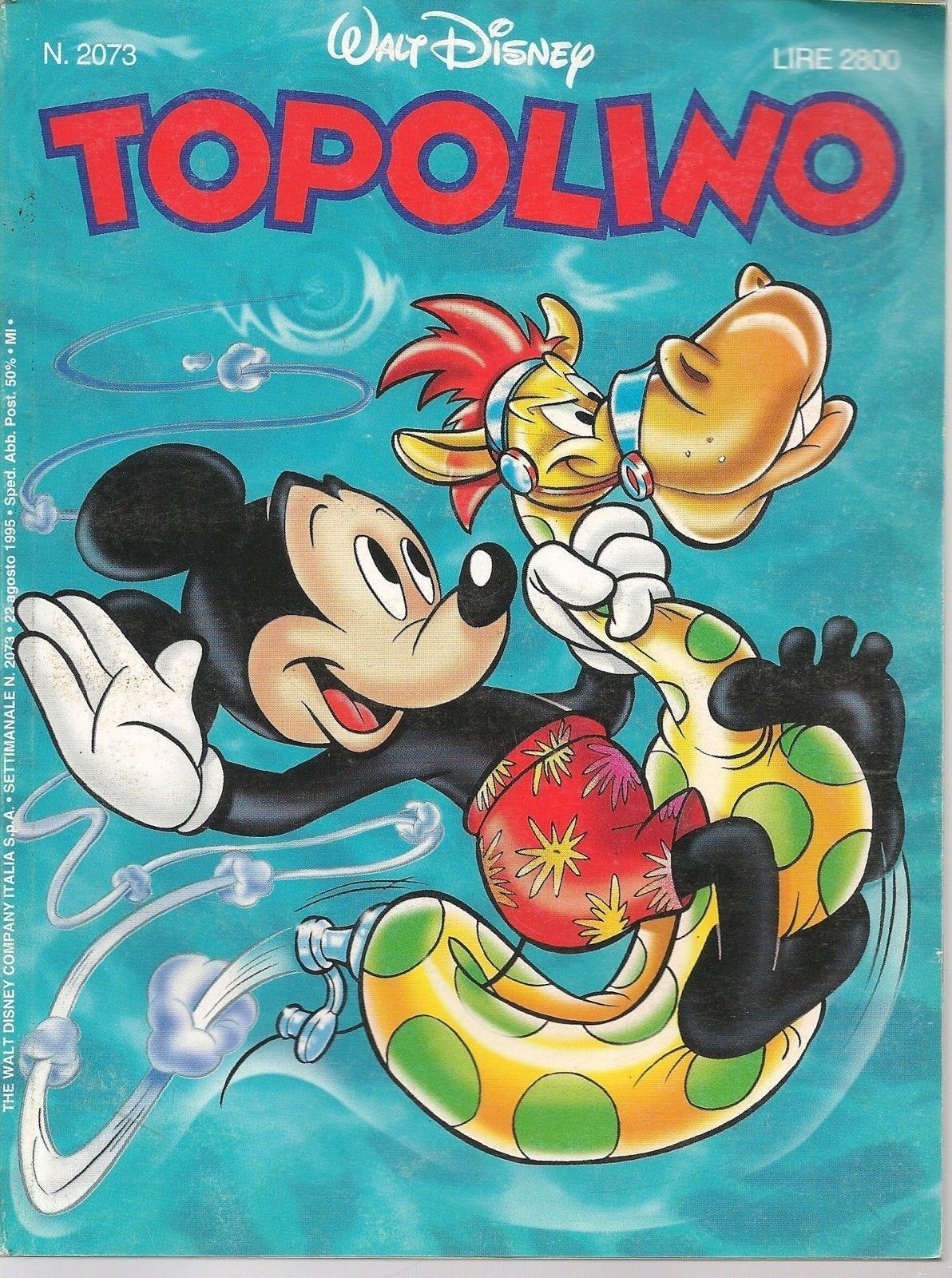 TOPOLINO N° 2073 - 22 AGOSTO 1995