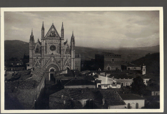 ORVIETO - IL DUOMO E IL PALAZZO DEI PAPI - NV