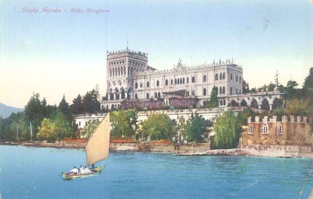 ISOLA GARDA - VILLA BORGHESE - VANNI '30 - COLORATA