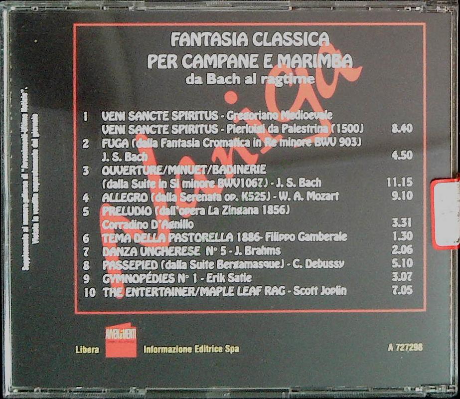 FANTASIA CLASSICA PER CAMNPANE E MAIMBA - NANIGA - CD