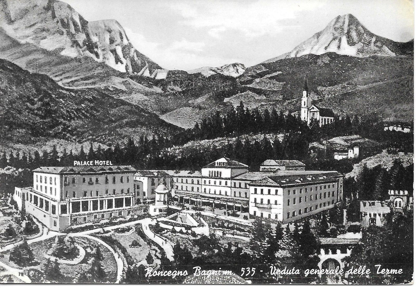 RONCEGNO BAGNI - VEDUTA GENERALE DELLE TERME - V1956