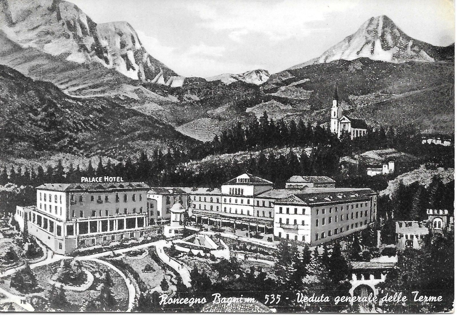 RONCEGNO BAGNI - VEDUTA GENERALE DELLE TERME - V1956