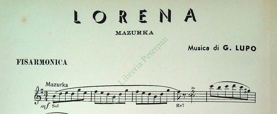 MORETTO.valzer-LORENA.mazurka-TONINO.polka-LIA.polka -SPARTITO-SHEET MUSIC