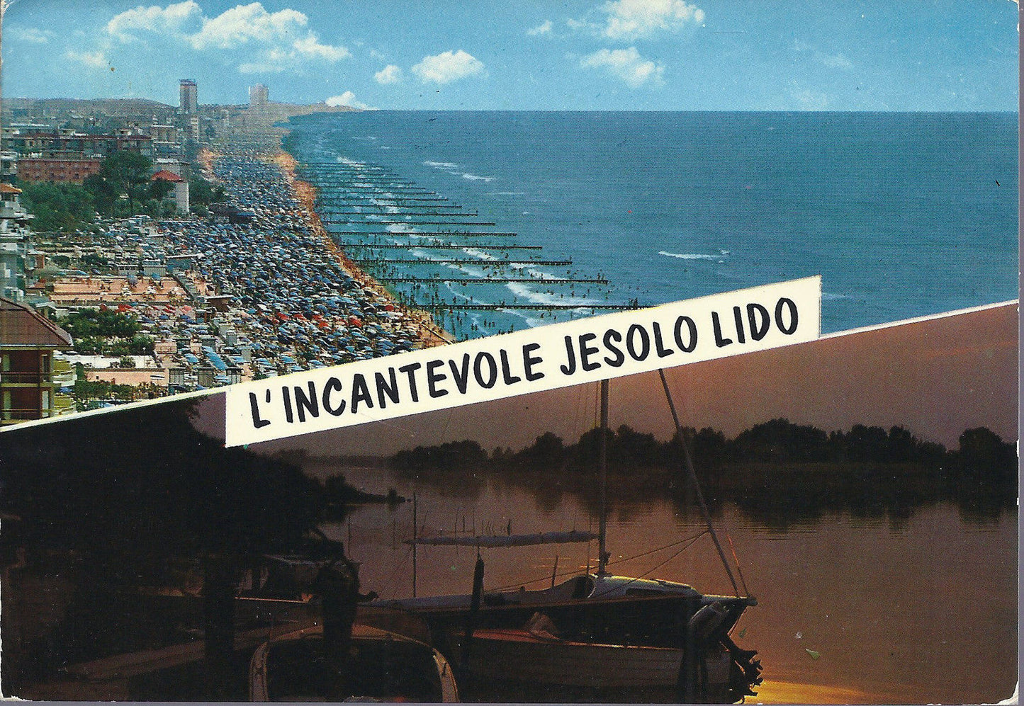 L'INCANTEVOLE JESOLO LIDO - 2 VEDUTE - V 1973 - FG