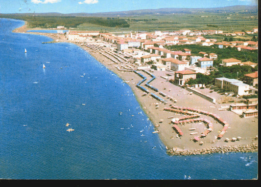 CECINA MARE - PANORAMA AEREO - V1962