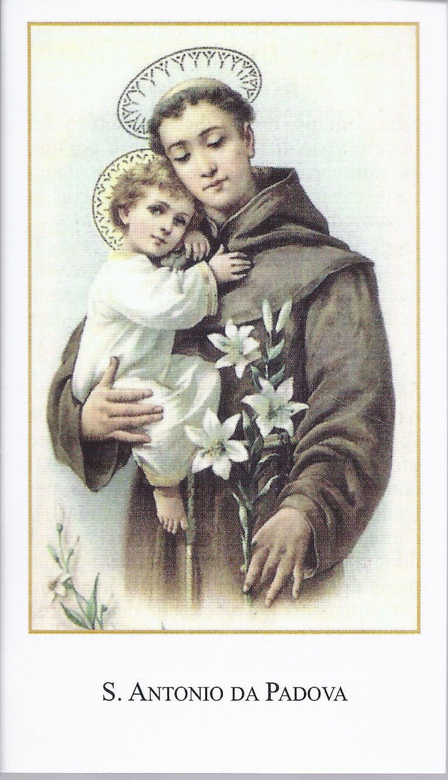 S. ANTONIO DA PADOVA - SANTINO - AS014-276 - Ed. Paco