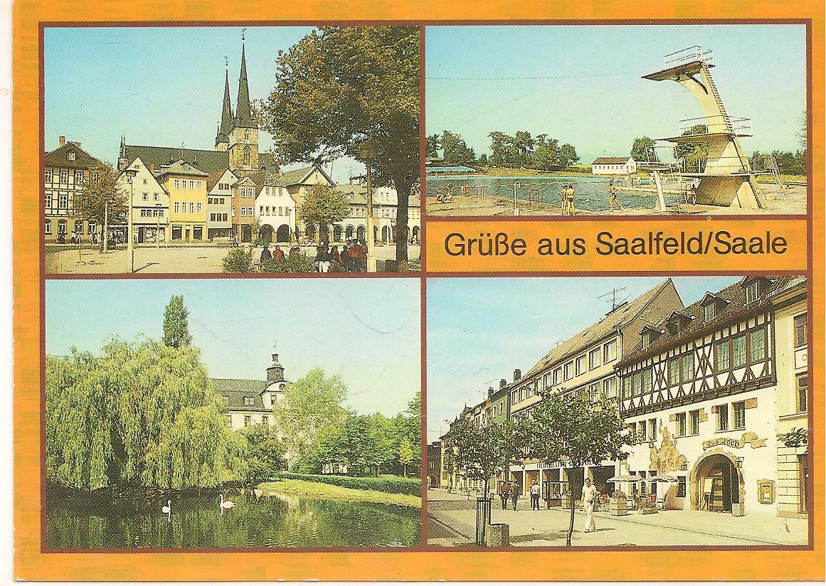 SAALFELD - SAALE - QUATTRO VEDUTE - NV