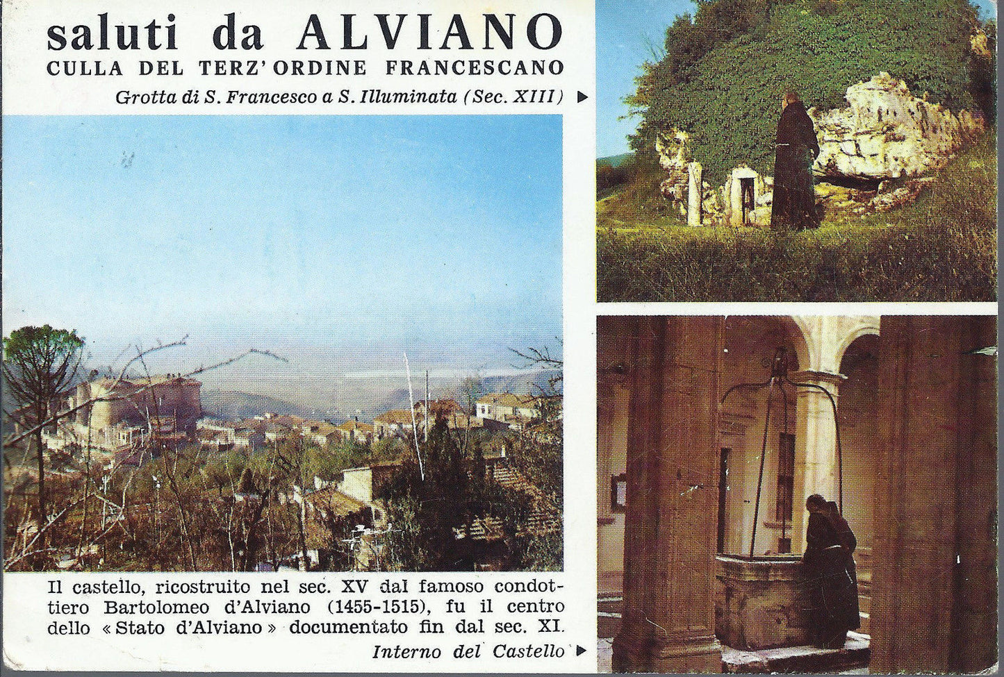ALVIANO - CULLA DEL TERZO ORDINE FRANCESCANO - 3 VEDUTE - V1