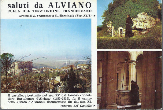 ALVIANO - CULLA DEL TERZO ORDINE FRANCESCANO - 3 VEDUTE - V1