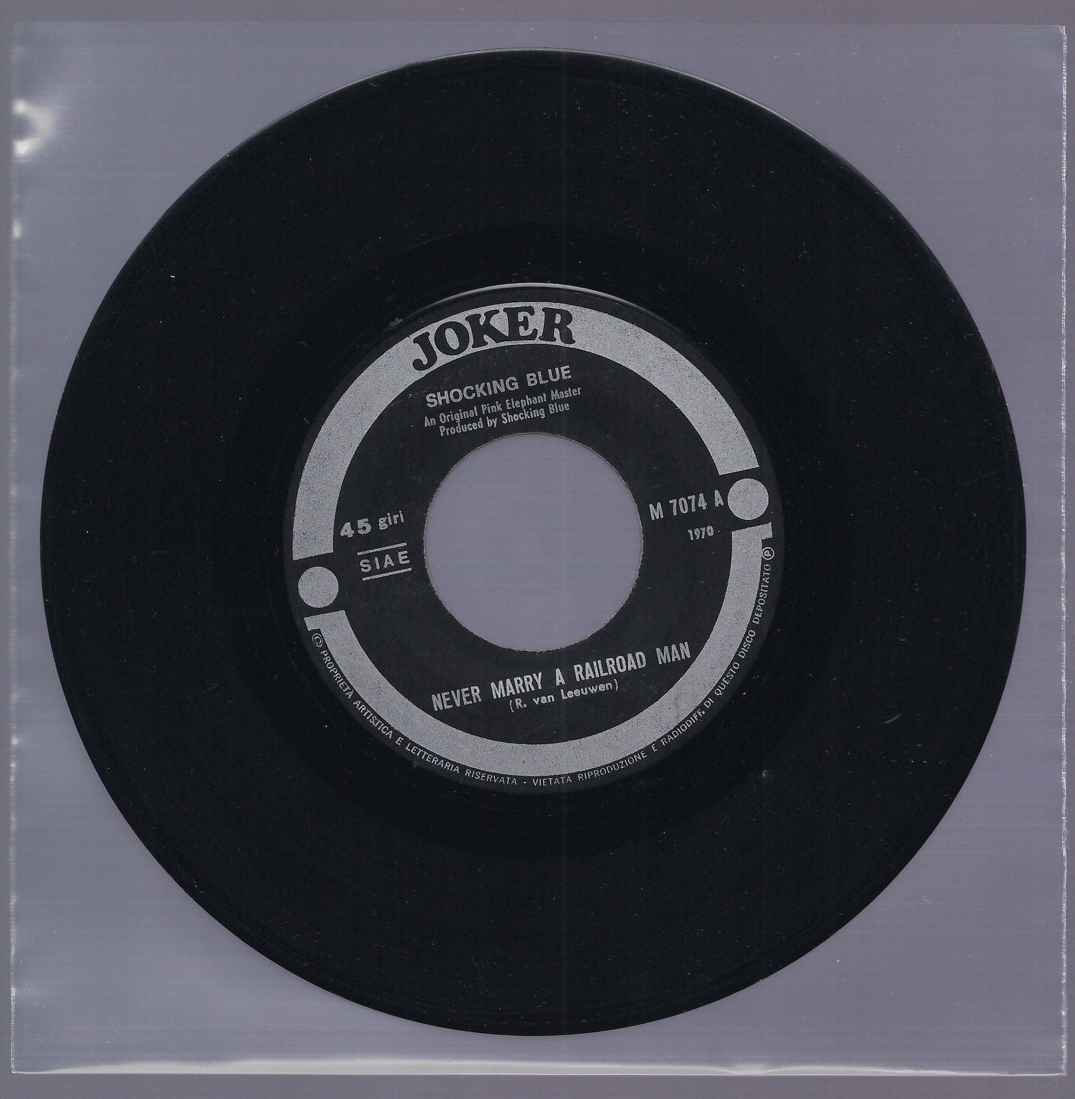 NEVER MARRY A RAILROAD MAN - ROLL ENGINE ROLL == SHOCKING BLUE