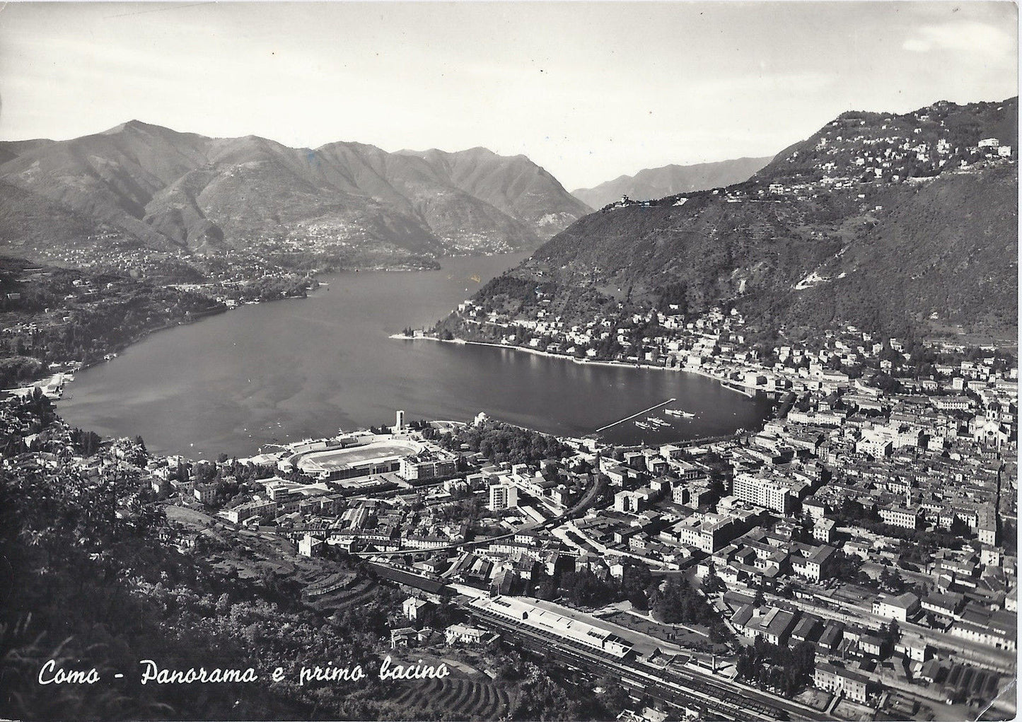 COMO - PANORAMA E PRIMO BACINO - NV - FG - Ediz. Bromofoto