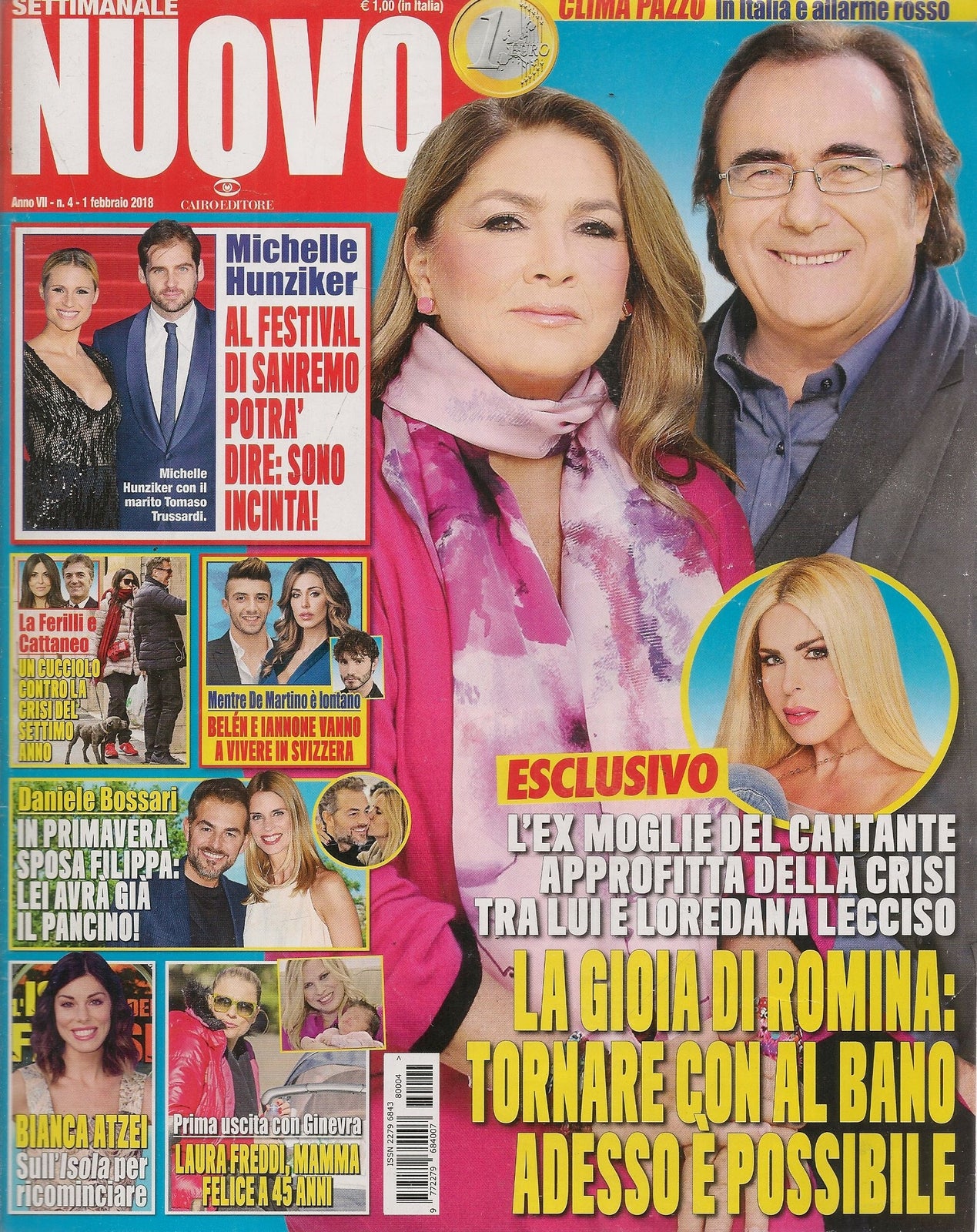 SETTIMANALE NUOVO 25 GENNAIO 2018 - GEGORACI-TOFFANIN-PERSILVIO-ALESSIA MANCINI