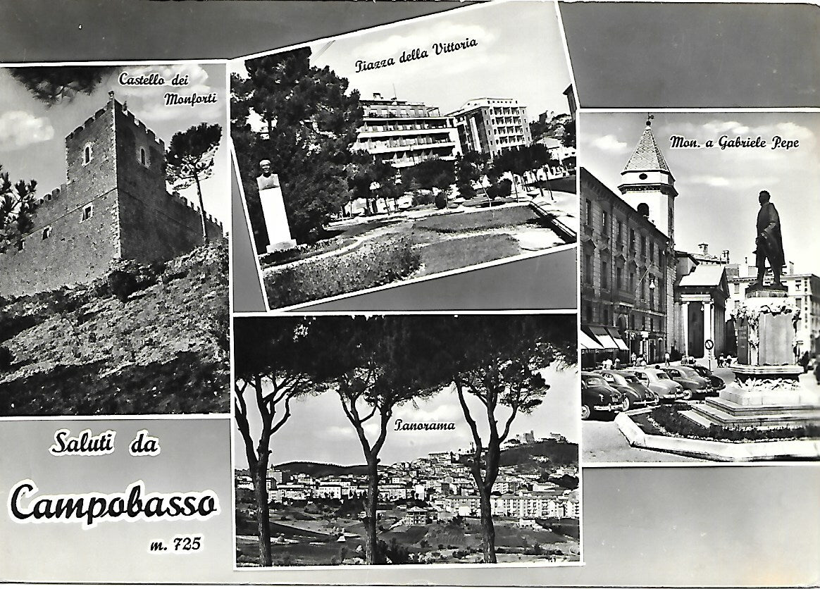 SALUTI DA CAMPOBASSO - 4 IMMAGINI - V1963