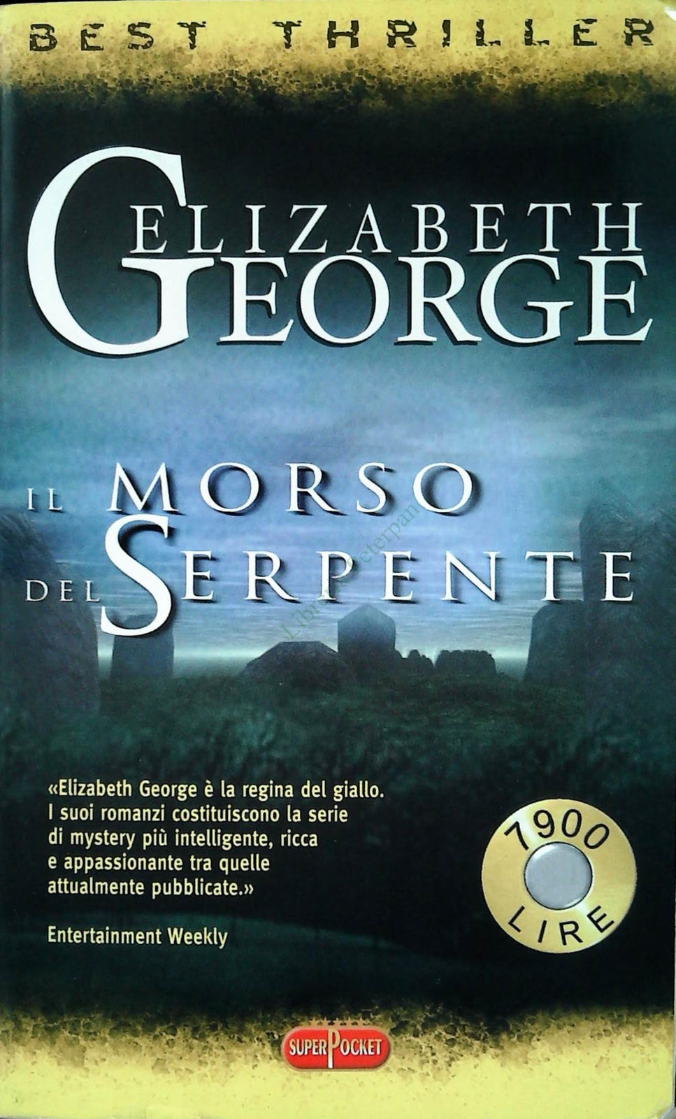 IL MORSO DEL SERPENTE - ELIZABETH GEORGE - SUPERPOCKET 2001 - OUTLET DEL LIBRO