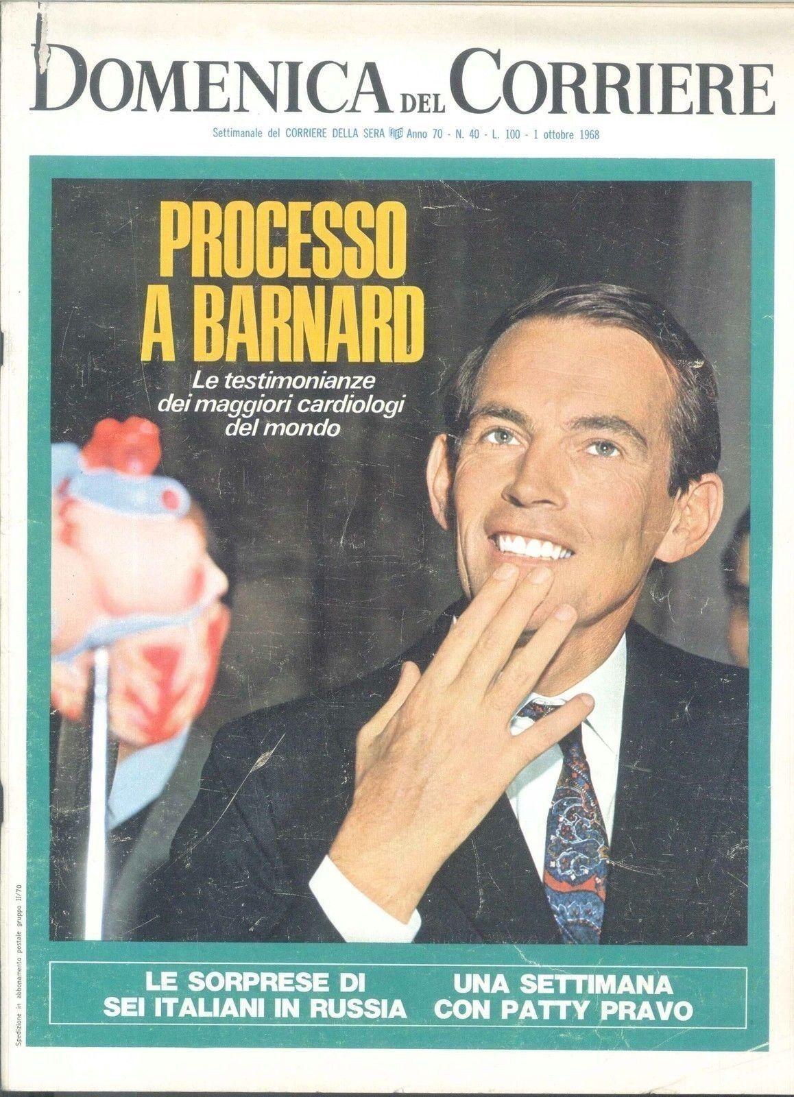 DOMENICA DEL CORRIERE N 40 - 1 OTTOBRE 1968
