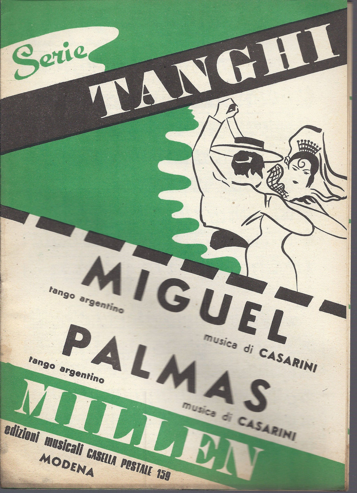 MIGUEL - PALMAS   Casarini  # SPARTITO - serie tanghi