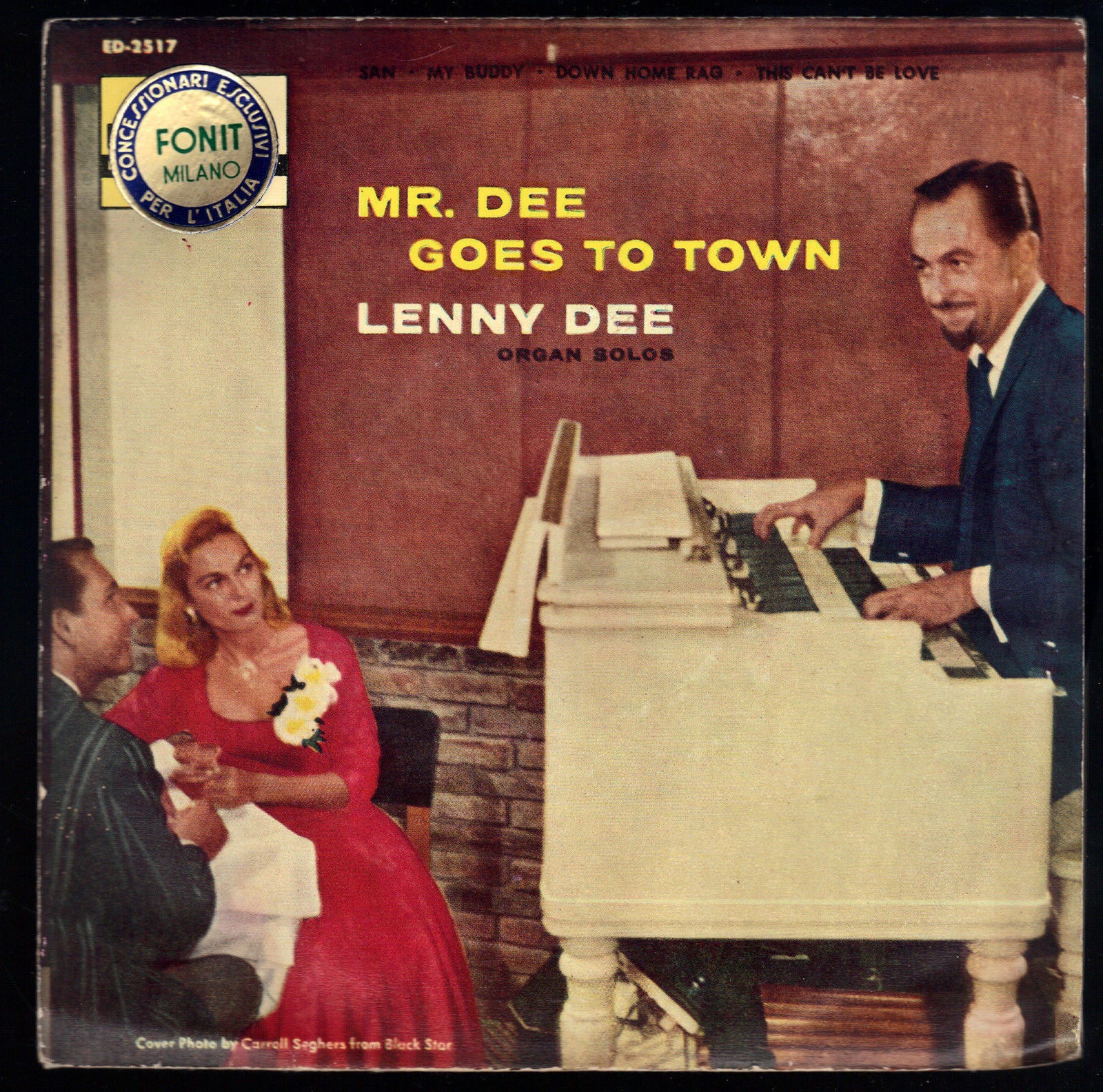 SAN , MY BUDDY - DOWN HOME RAG , THIS CAN'T BE LOVE # LENNY DEE AND HIS D-MEN