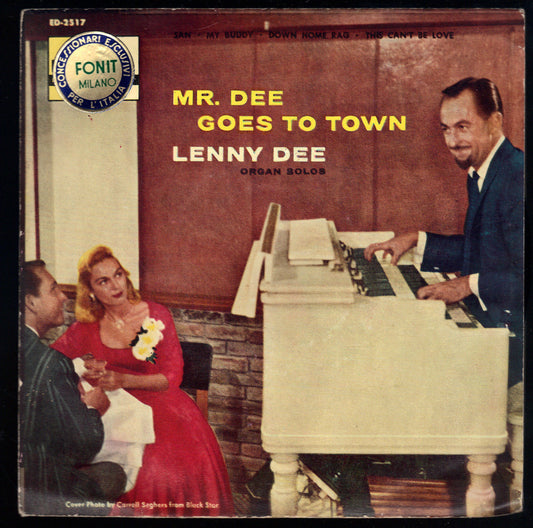 SAN , MY BUDDY - DOWN HOME RAG , THIS CAN'T BE LOVE # LENNY DEE AND HIS D-MEN