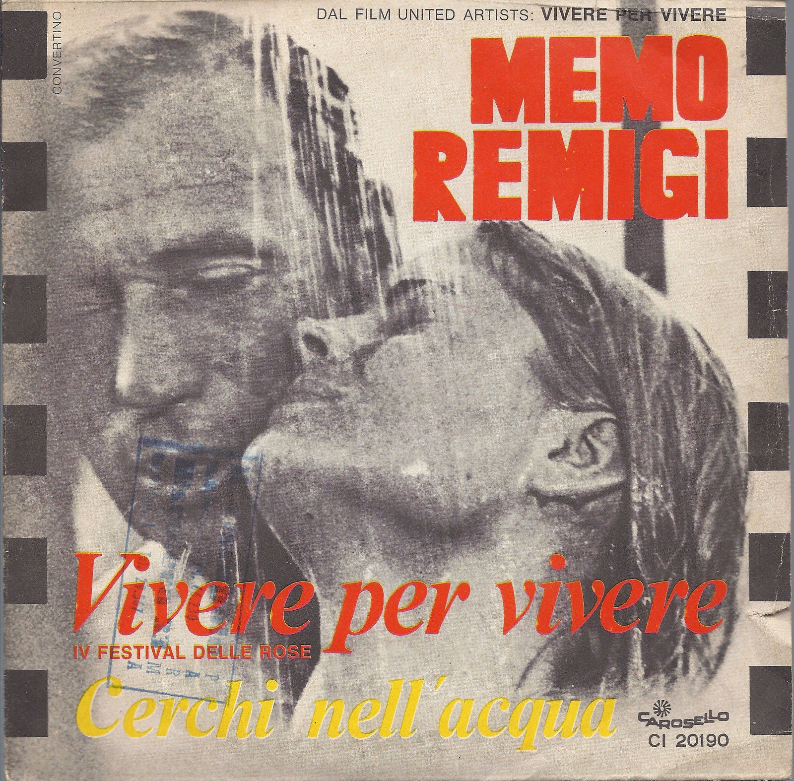 VIVERE PER VIVERE - CERCHI NELL'ACQUA - MEMO REMIGI