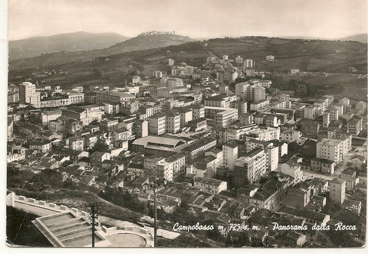 CAMPOBASSO - PANORAMA DALLA ROCCA - V1967