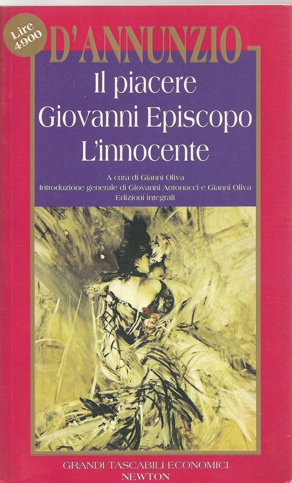 IL PIACERE - GIOVANNI EPISCOPO - L'INNOCENTE - GABRIELE D'ANNUNZIO