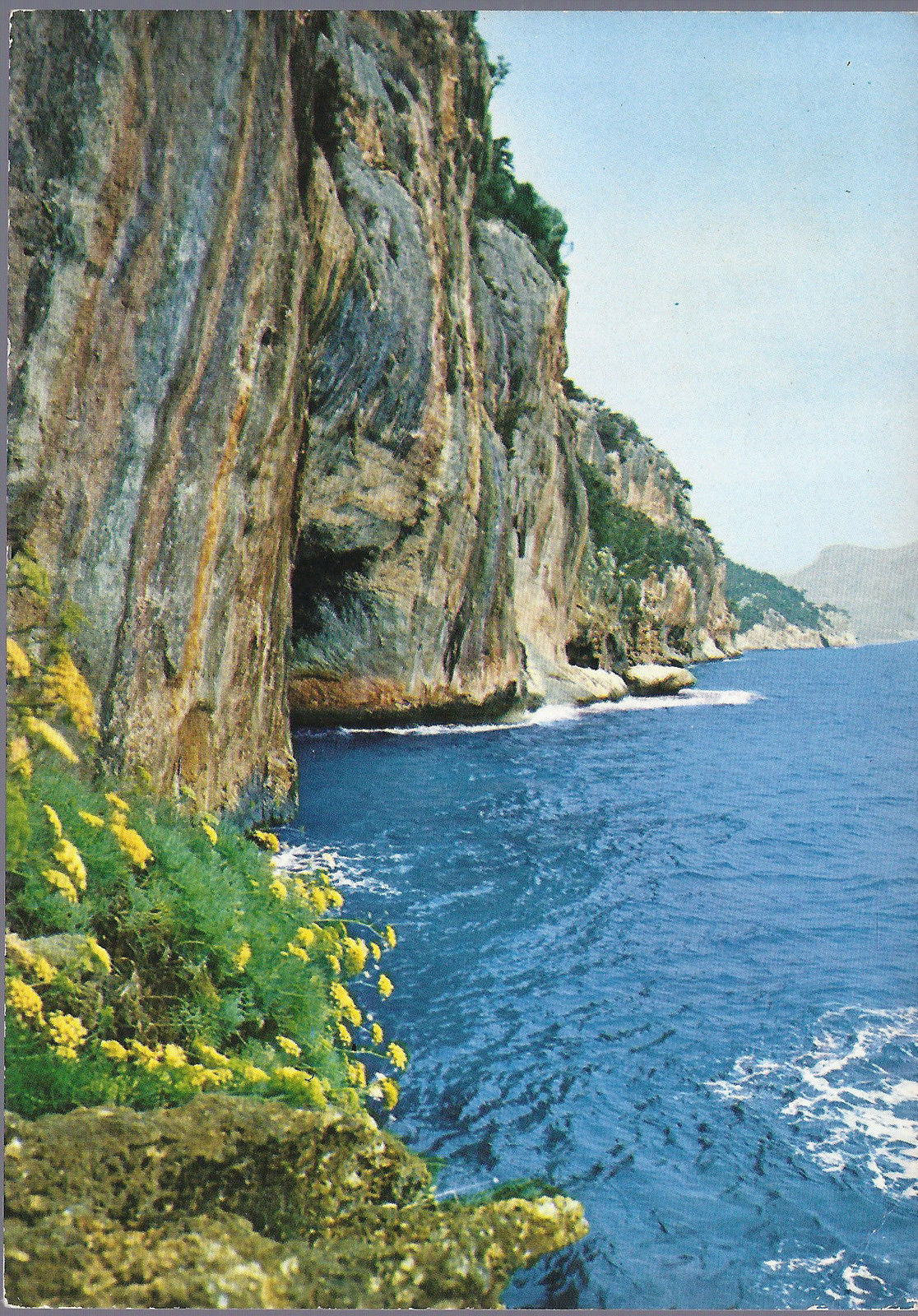 CALA GONONE - PARTICOLARE DELLA COSTA - V 1973 - FG