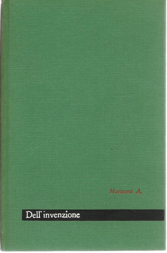 DELL'INVENZIONE - MANZONI ALESSANDRO