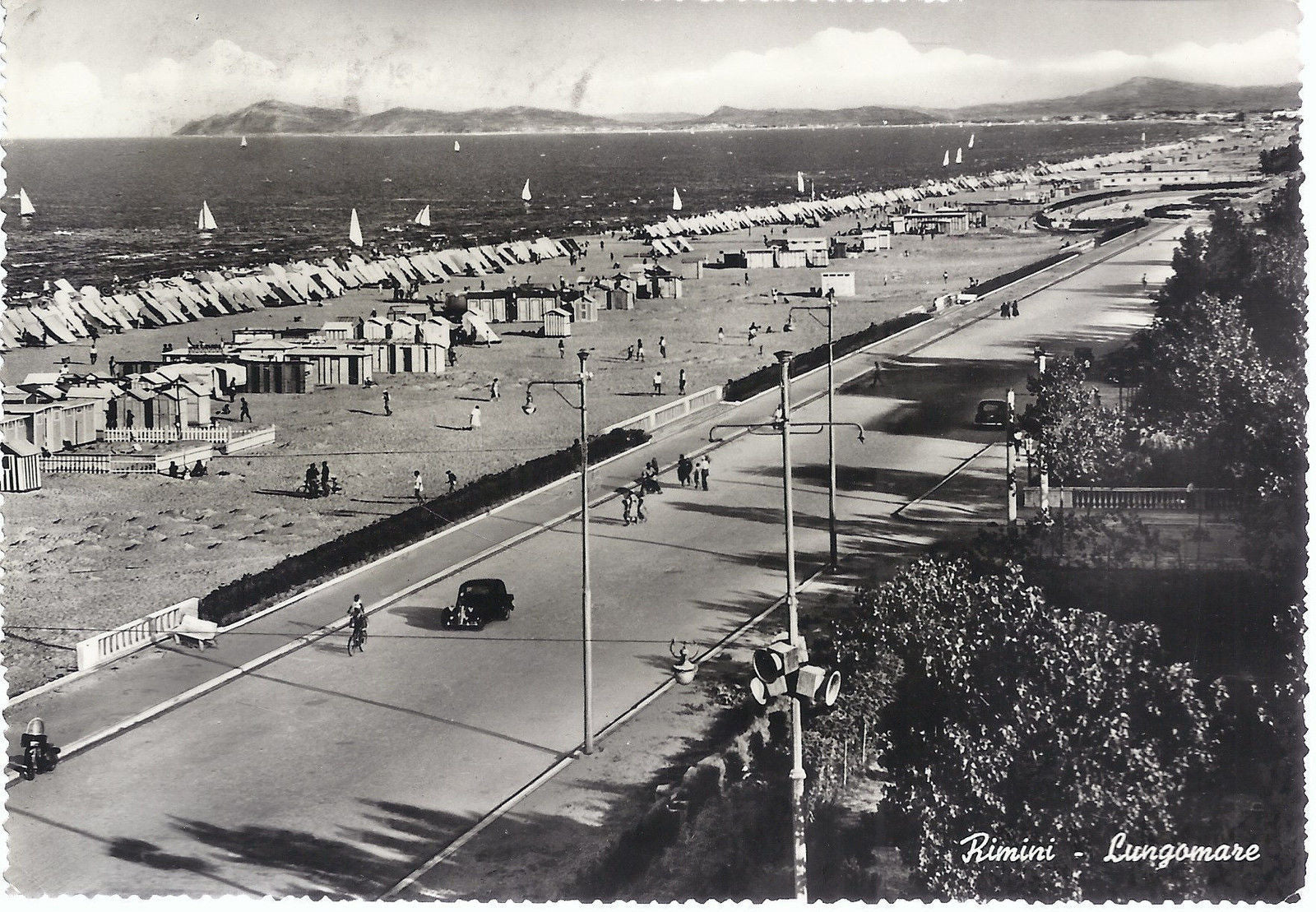 RIMINI - LUNGOMARE - V 1957 - FG