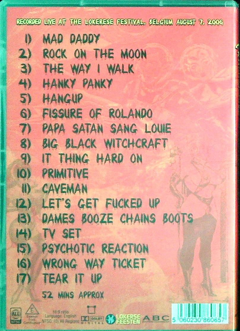 THE CRAMPS LIVE - DVD - ENGLISH LANGUAGE