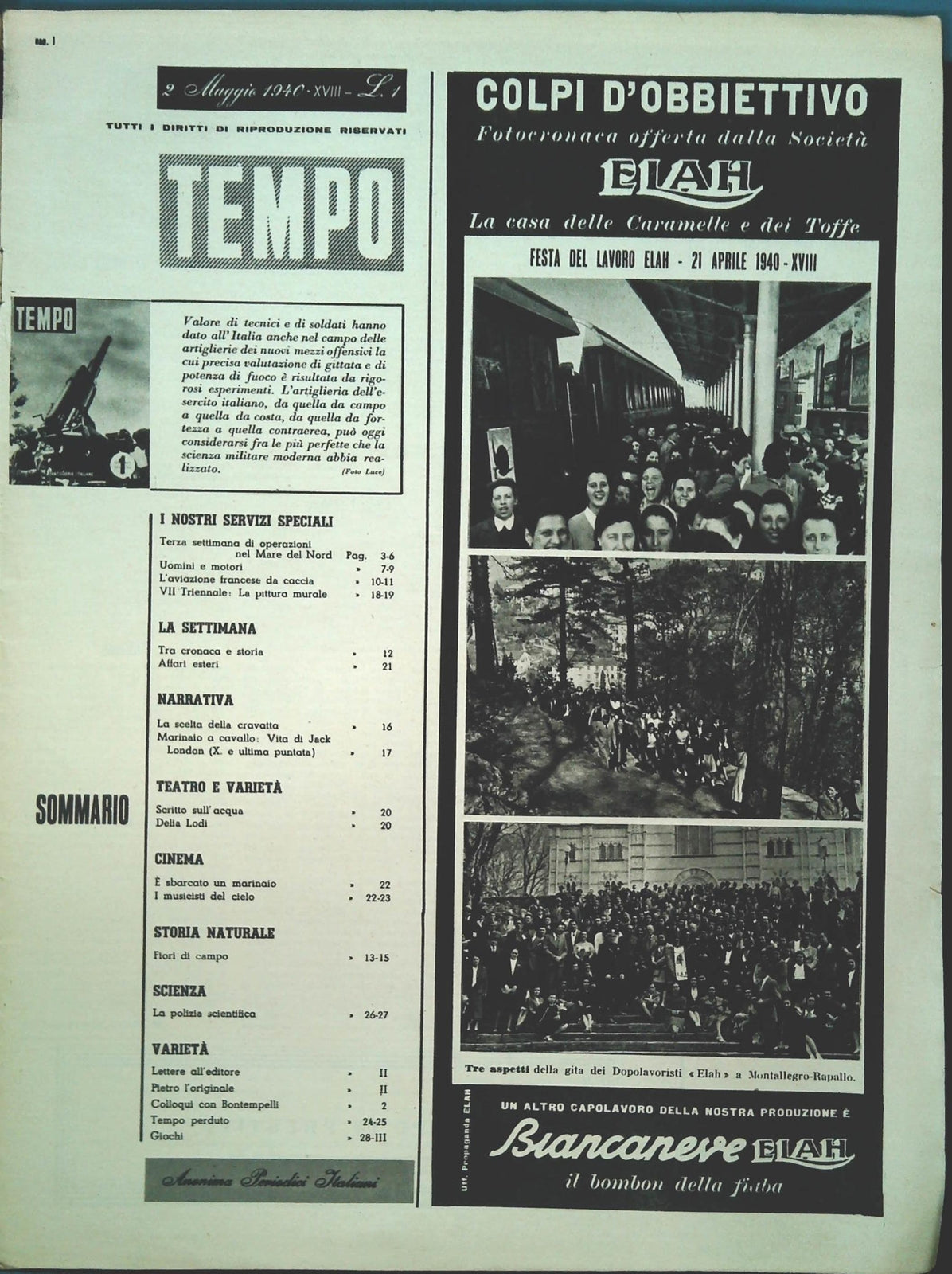 TEMPO N. 49 - 2 MAGGIO 1940 - MARE DEL NORD - AVIAZIONE FRANCESE DA CACCIA