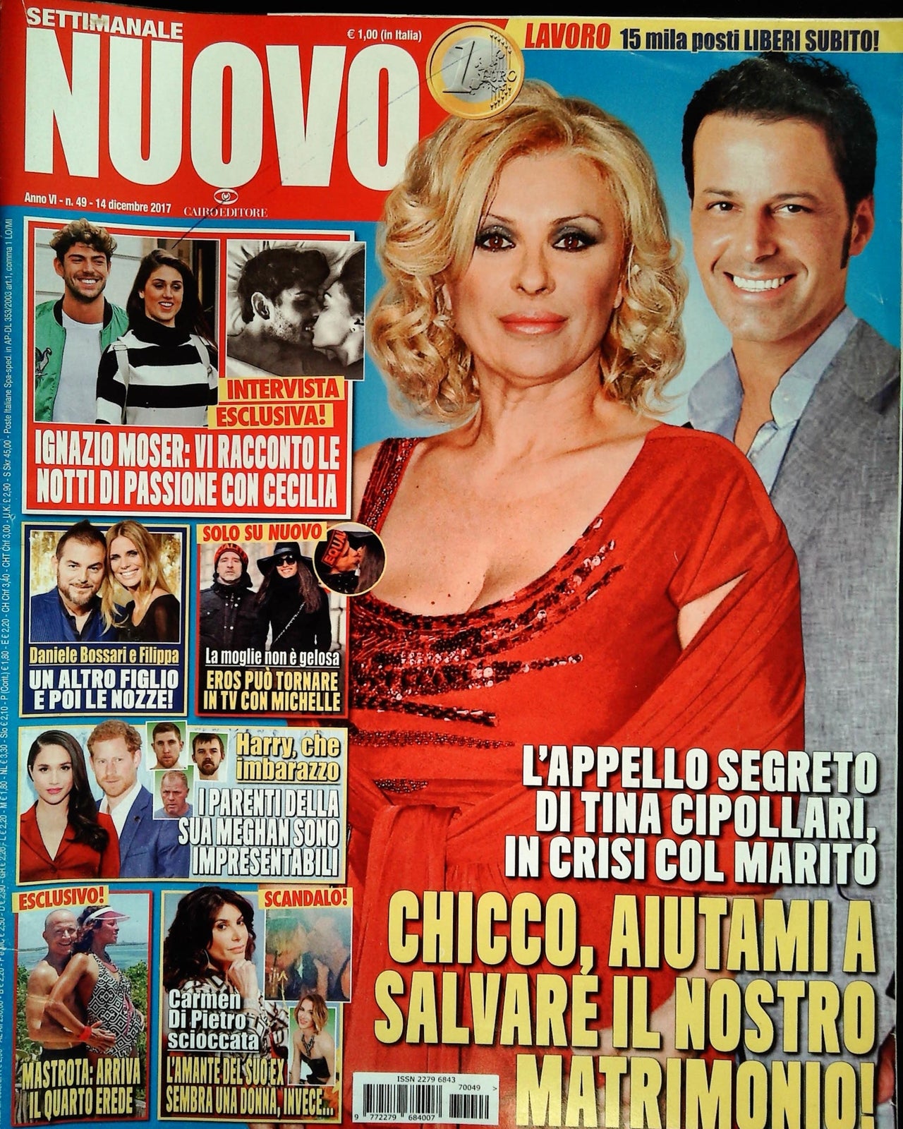 SETTIMANALE NUOVO 14 DICEMBRE 2017 - CIPOLLARI-MOSER-CARMEN DI PIETRO