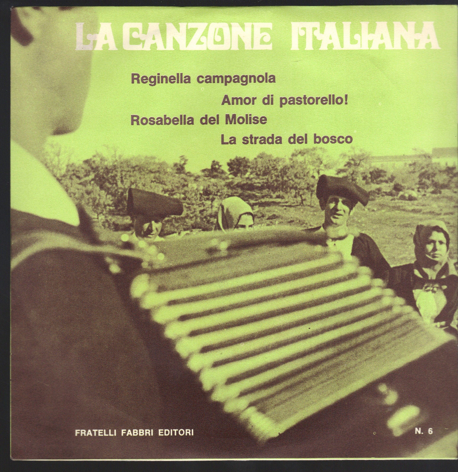 LA CANZONE ITALIANA N° 6 # REGINELLA CAMPAGNOLA - AMOR DI PASTORELLO!
