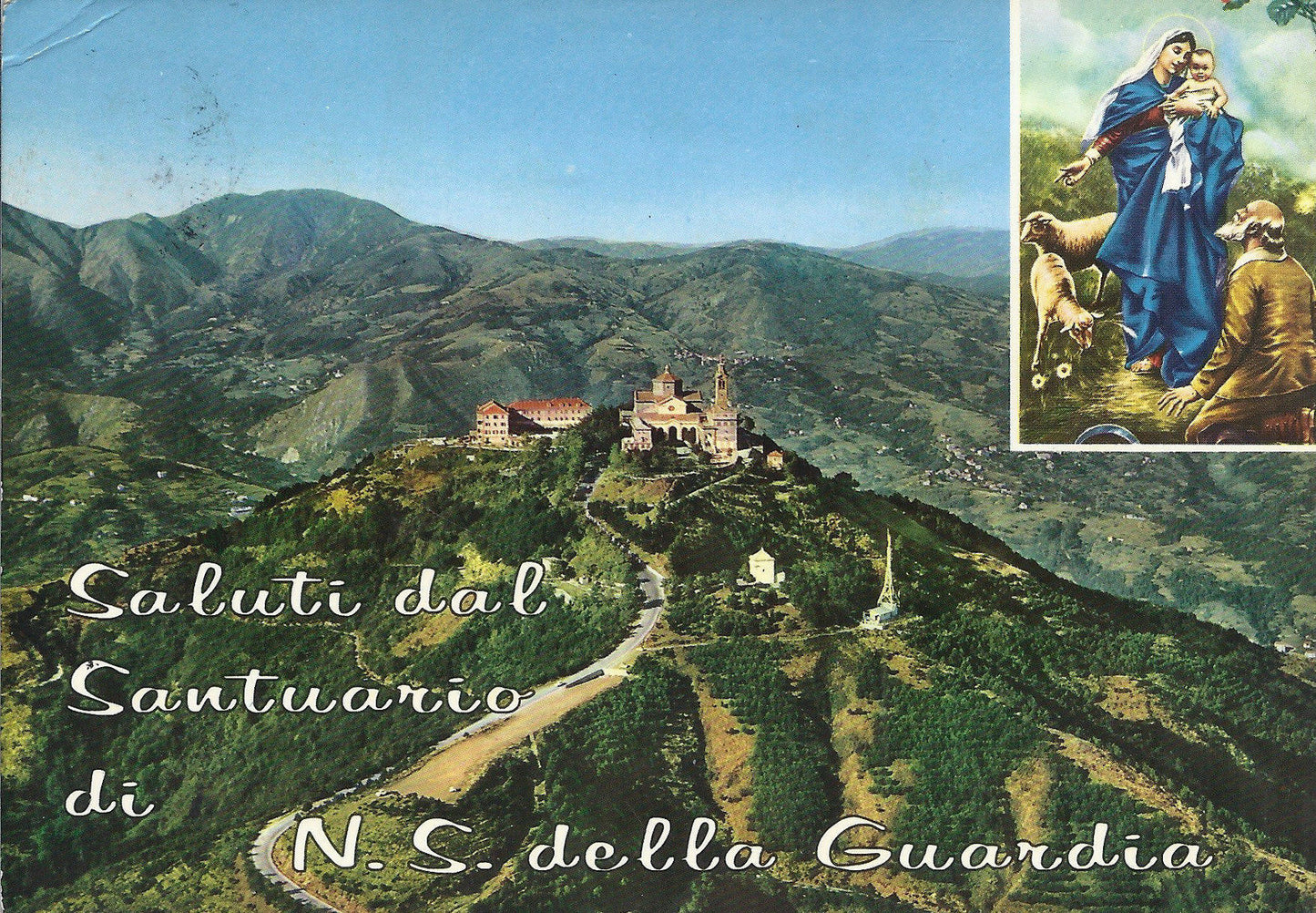 CERANESI GENOVA - SANTUARIO DI N. S. DELLA GUARDIA - SALUTI 