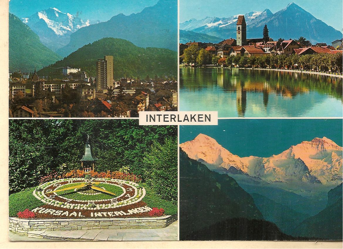 INTERLAKEN - QUATTRO VEDUTE - V1980