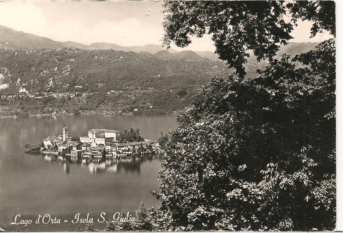 ISOLA DI SAN GIULIO - LAGO D'ORTA - V1967