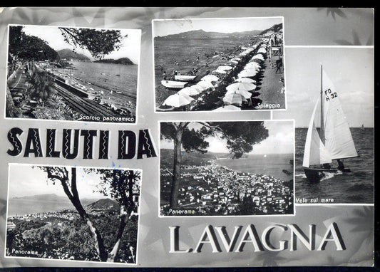LAVAGNA - 5 VEDUTE - V1958
